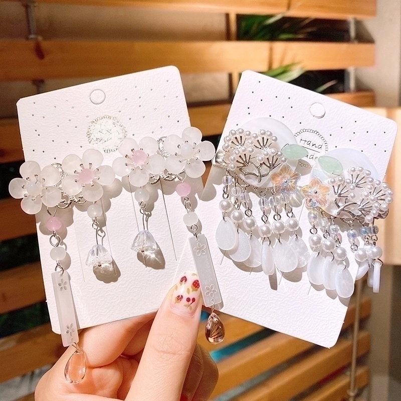 Ancient Style Tassel Hairpin Headdress Full Set Of Girls Hairpin Hair Accessories