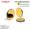 Co2 Laser Si Mirrors Reflective Lens for Cut Machine Gold-Plated Silicon Dia19.05/20/25/30 10.6um 400W Mirrored Lenses Engraver