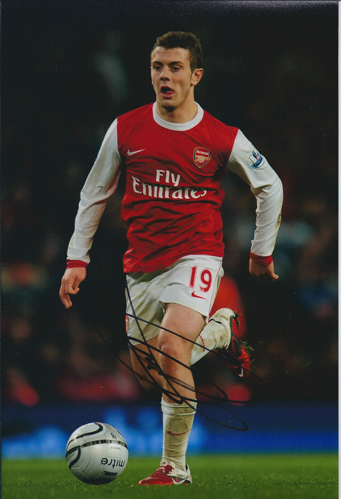 Jack WILSHERE Arsenal SIGNED COA Autograph 12x8 Photo Poster painting AFTAL Midfield Authentic