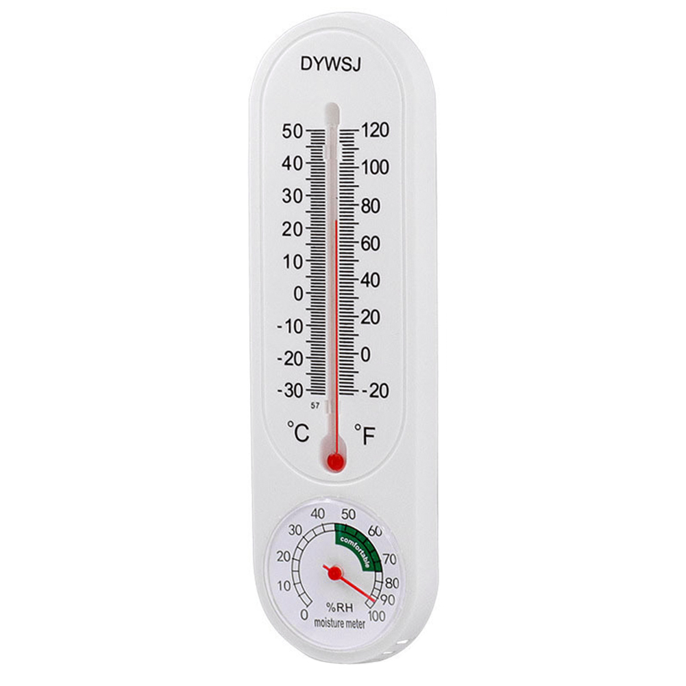 

Wall Thermometer Indoor Outdoor Mount Garden Greenhouse Home Humidity Meter, 501 Original