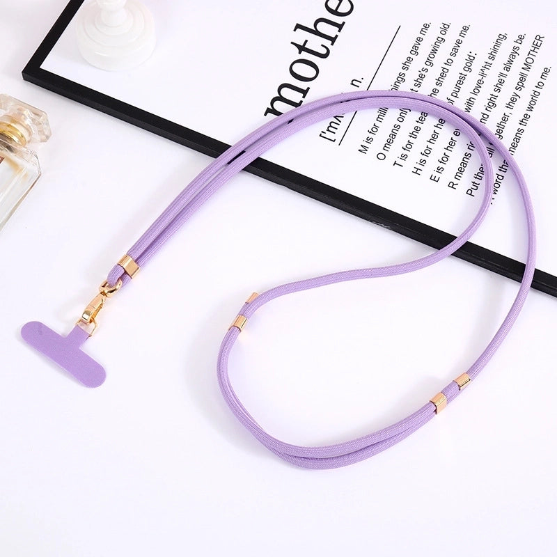 Minimalist Solid Color Nylon Mobile Phone Chain