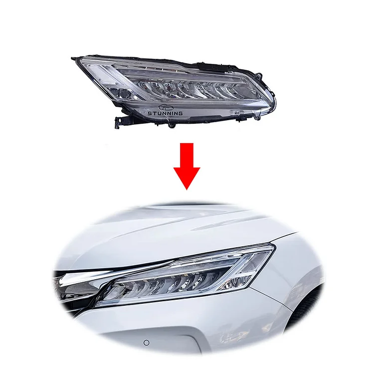 Original HID headlight headlamp for HONDA accord 2016-2018 head light head lamp 33100-T2A-H11 33150-T2A-H11 ITN Auto