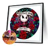 uk.everydayedeals Diamond Painting - Full Round - Rose Skull Jack(40*40cm)