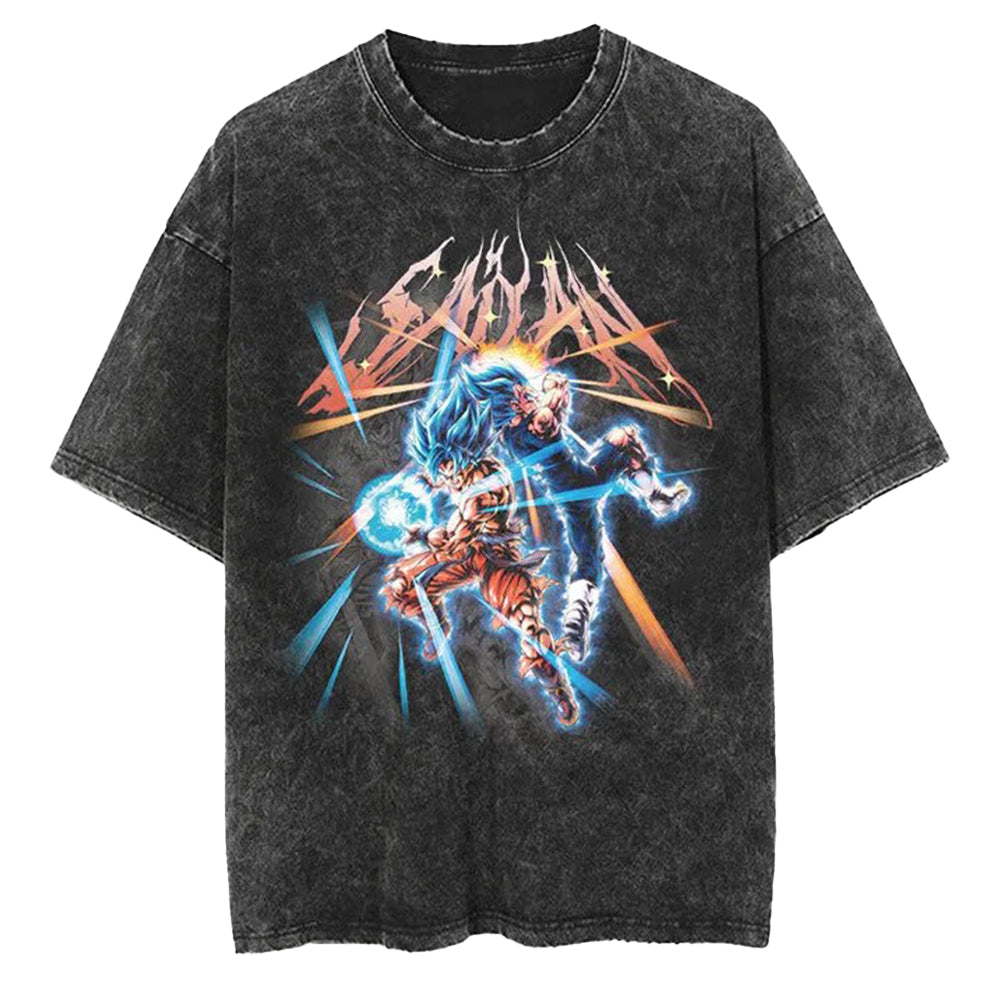 "Saiyan Energy" Vintage Oversized T Shirt