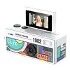 Keychain Digital Camera 1080P Retro Small Video Recorder Camcorder Support Memory Card for Travel Recording Birthday Gift for Friends