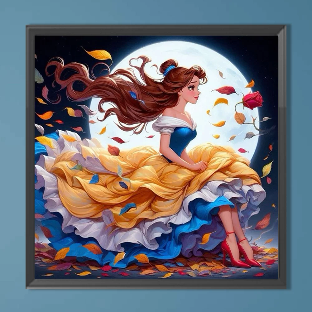 Diamond Painting - Full Round Drill - Moon Princess(Canvas|40*40cm)