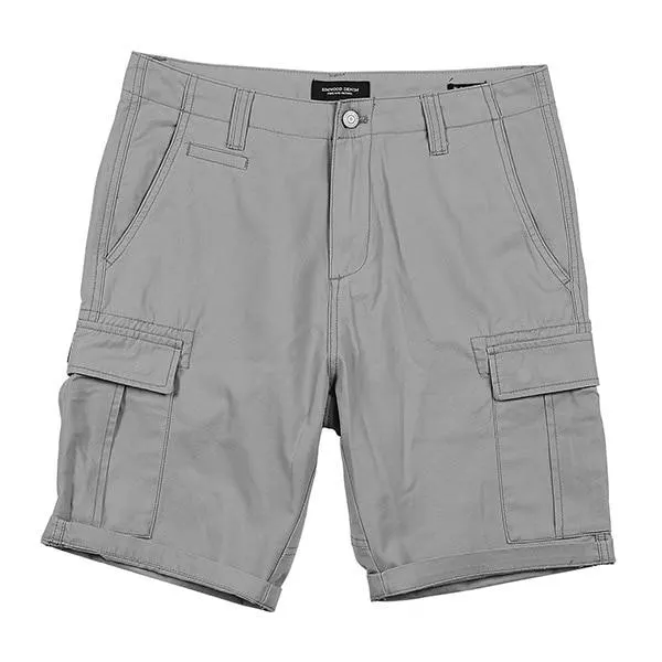 SIMWOOD 2021 Summer New Cargo Shorts Men 100% Color Slim Fit Male Wash Vintage Short Fashion High Quality Hip Hop Clothes 190183