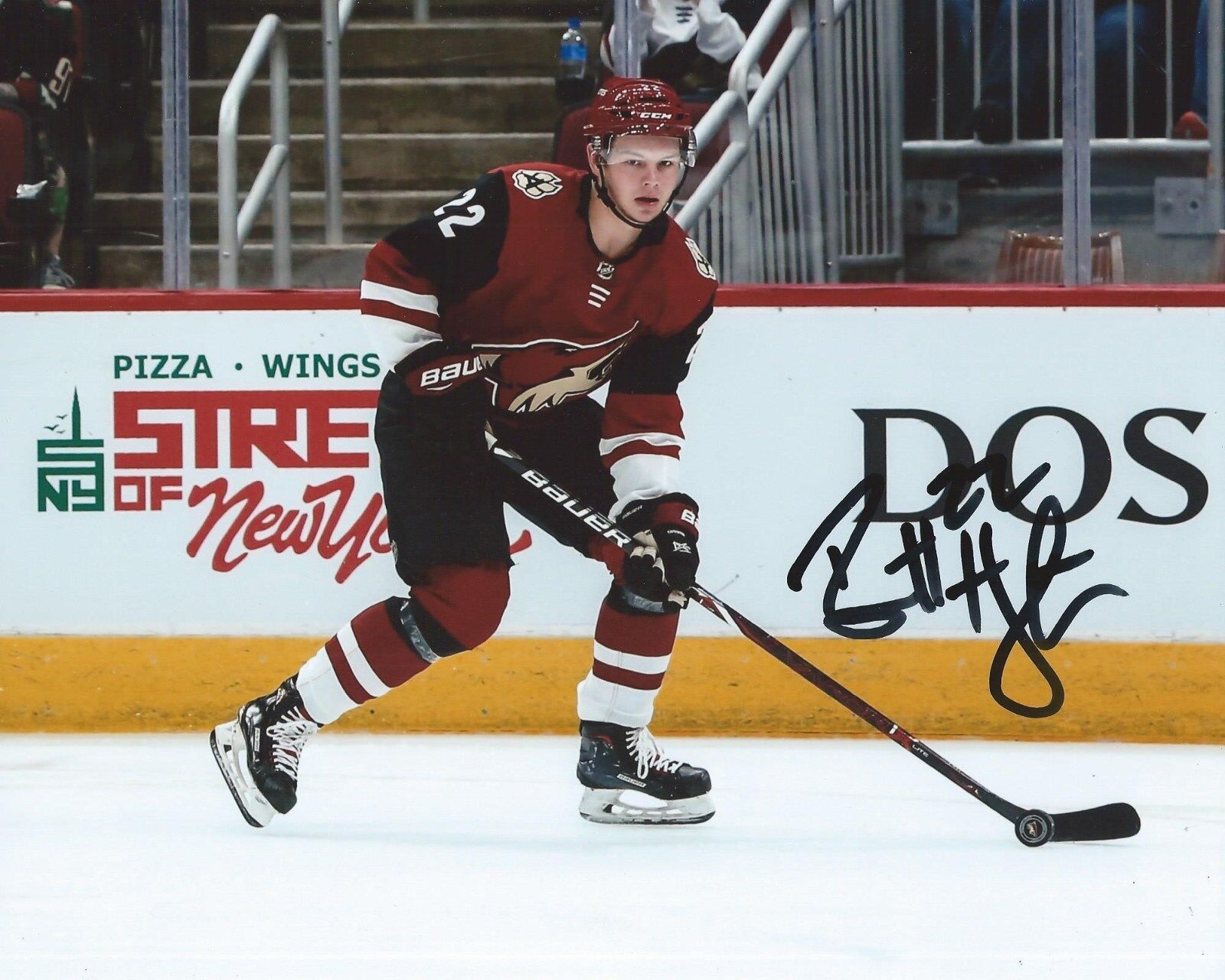 Barrett Hayton Signed 8x10 Photo Poster painting Arizona Coyotes Autographed COA C