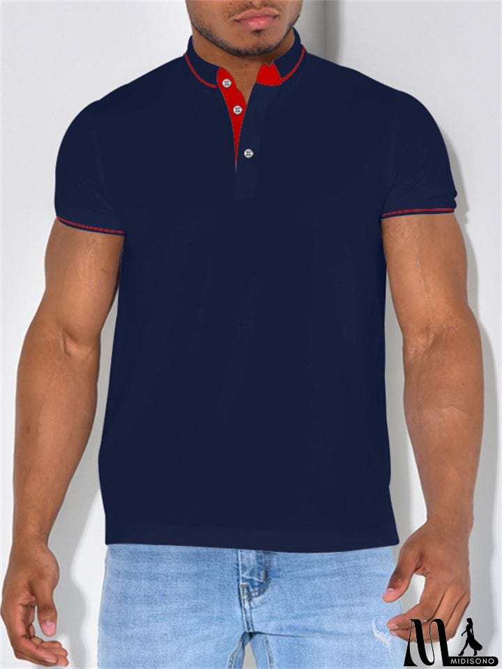 MidiSono - Male Summer Sports Trendy Polo Shirts