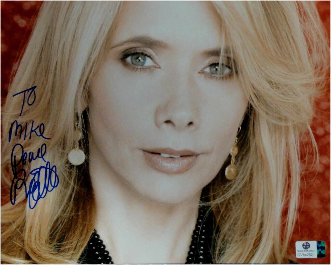 Rosanna Arquette Hand Signed Autographed 8x10 Photo Poster painting To Mike GA GV 842821