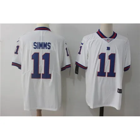 Men's  New York Giants #11 Phil Simms White Vapor Untouchable Limited Stitched NFL Jersey