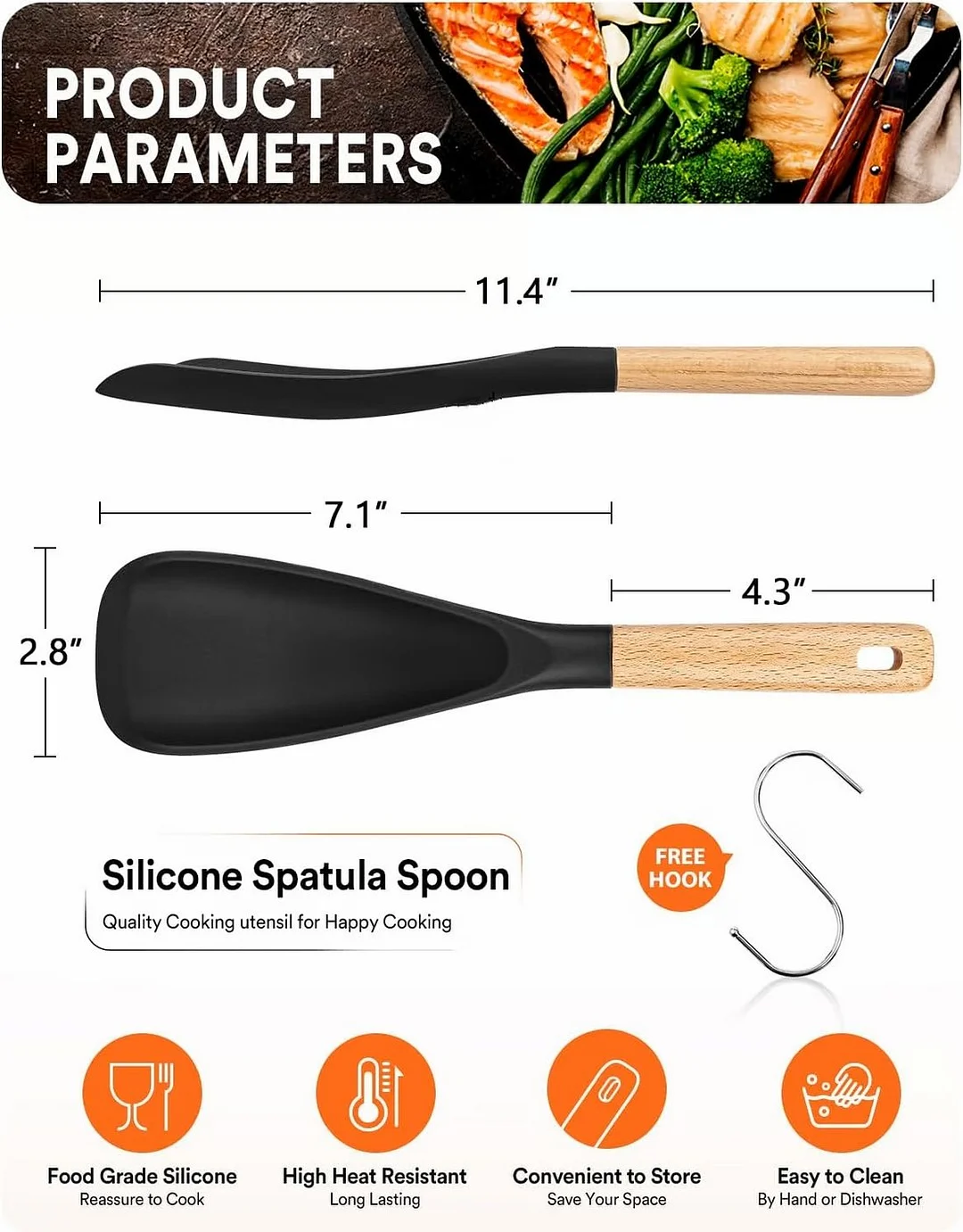 Facilitatek - Multifunction Spatula Cooking Spoon