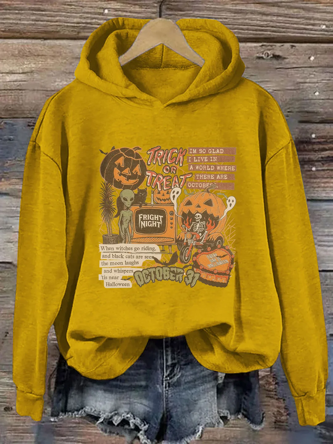 Halloween Collage Hoodie