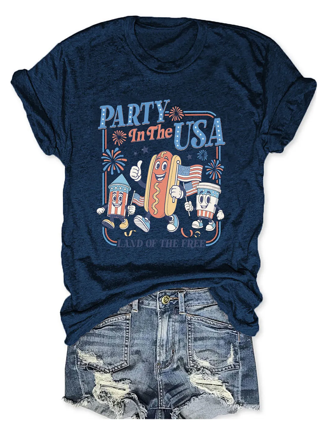Retro Party In The Usa T-shirt