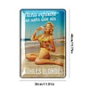 Nothing Refreshes So Very Like A Cool Blondes - Vintage Metal Signs(12*16Inch) - Bar