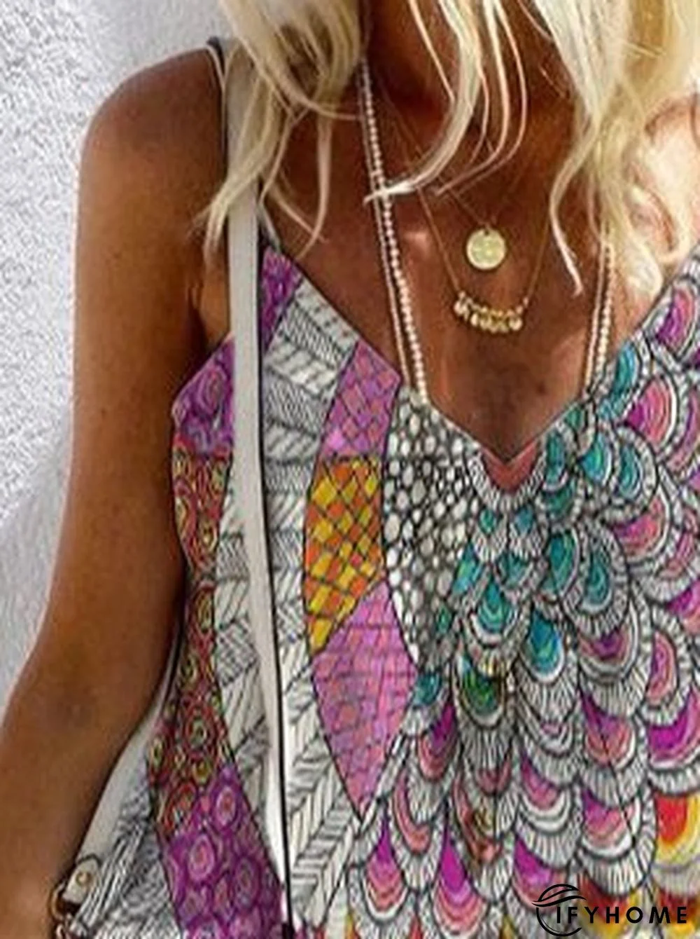 Spaghetti Cotton Casual Shift Tops | IFYHOME