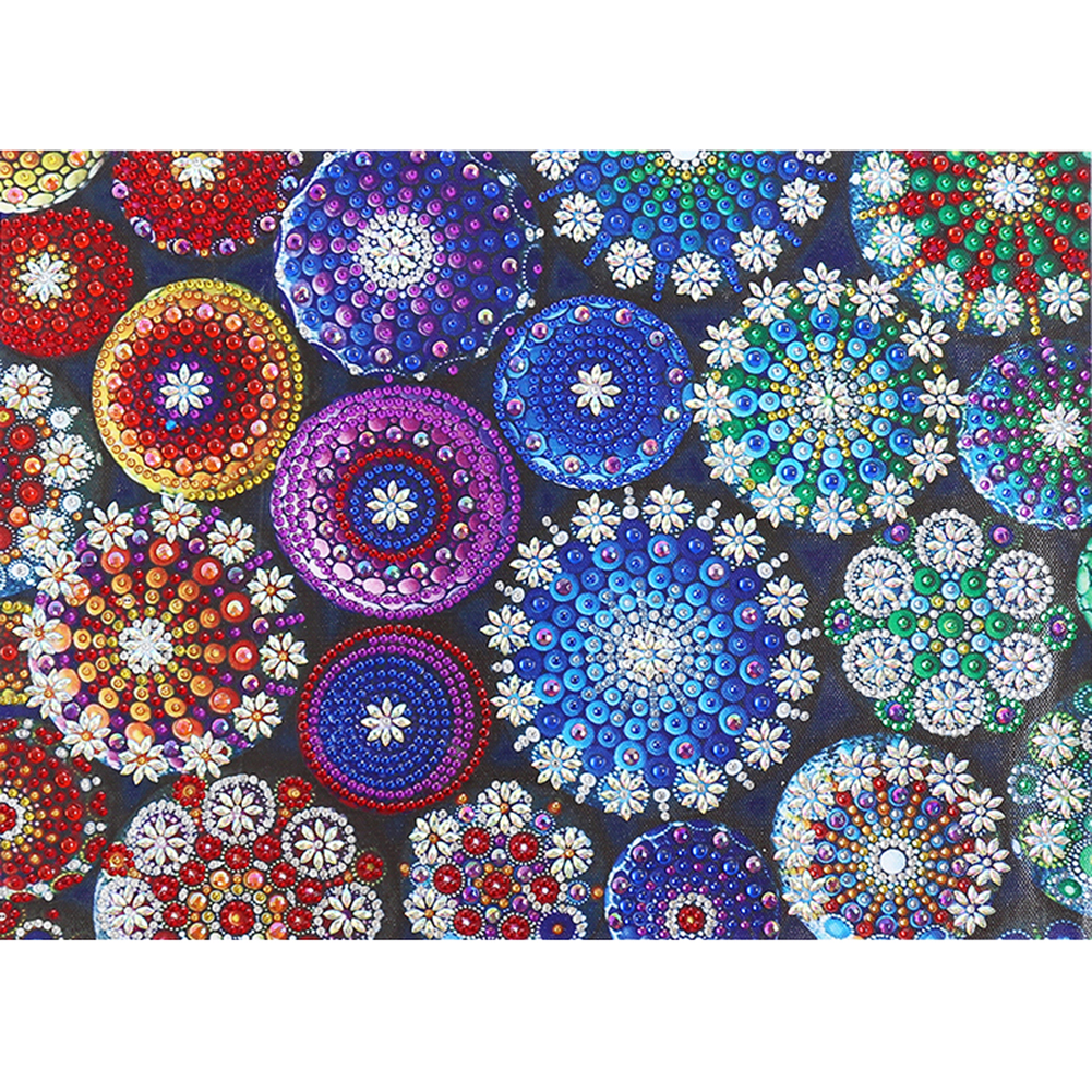 

Mandala Flower - Special Shaped Diamond Painting - 40*30CM, 501 Original