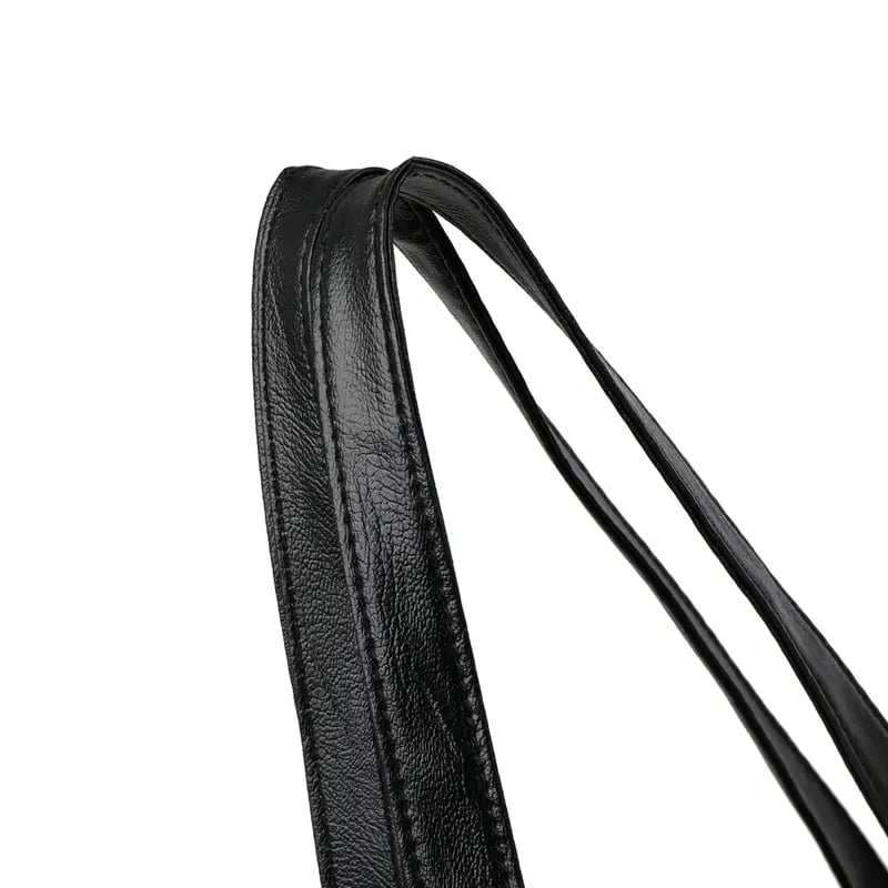 large capacity tote bag casual solid shoulder bag womens elegant zipper handbag details 7