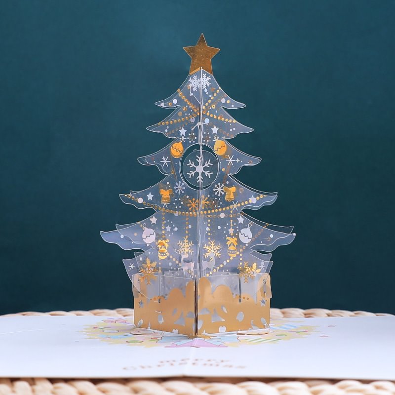 Crystal Christmas Tree Card