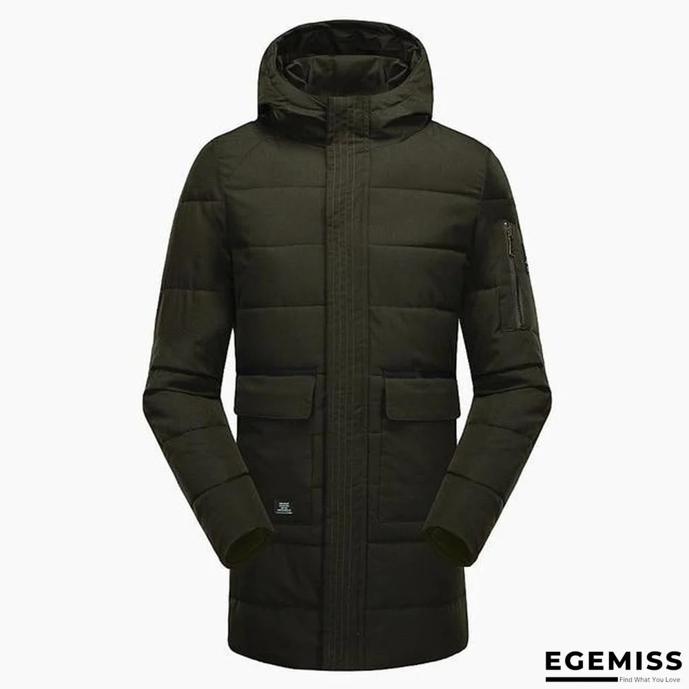 8XL Men Long Casual Hooded Thick Warm Jacket Parkas Coat Fashion Hat WaterProof Overcoats Men Plus Size | EGEMISS