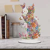 (US Only)Acrylic Special Shape Flower Cat Butterfly Desktop Diamond Painting Art Kits