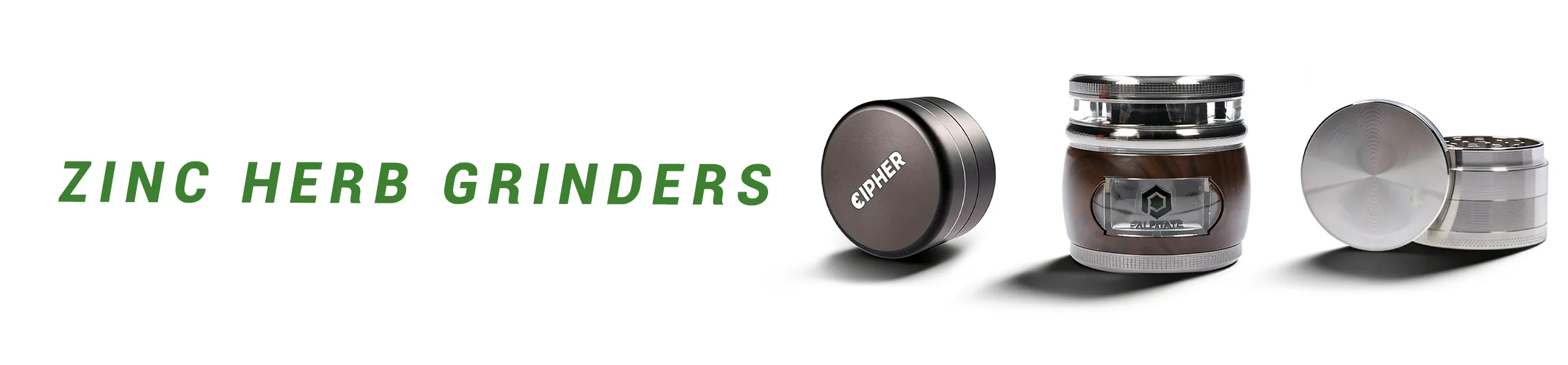 Zinc Herb Grinders