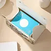Retro Butterfly DIY PULeather Diamond Painting Tissue Box for Adults Beginners Gem Art Painting Napkin Holder for Living Room Bedroom Bathroom Table Decor