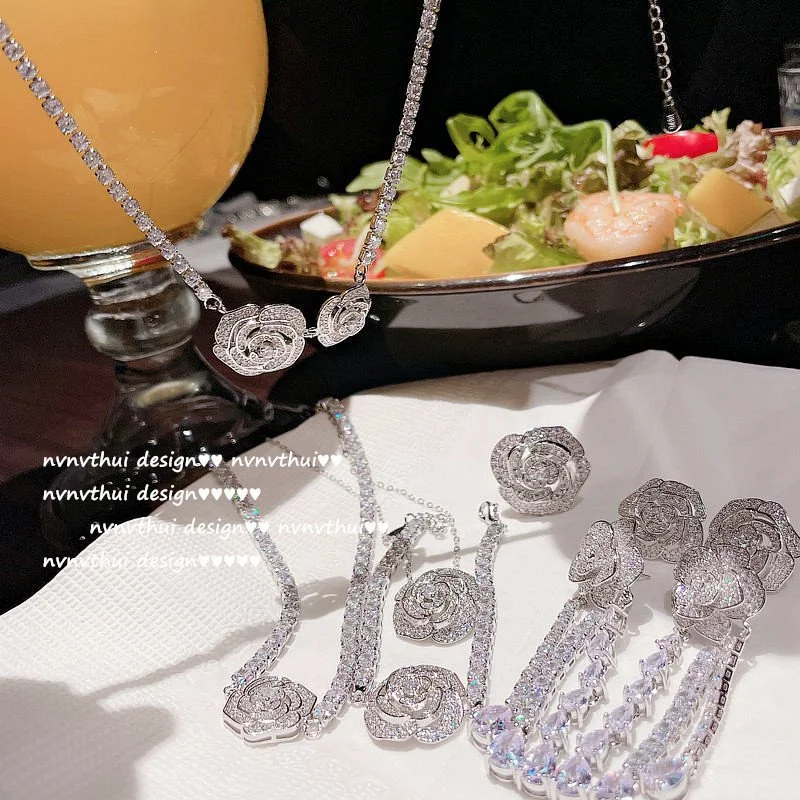 Camellia Zircon Jewelry