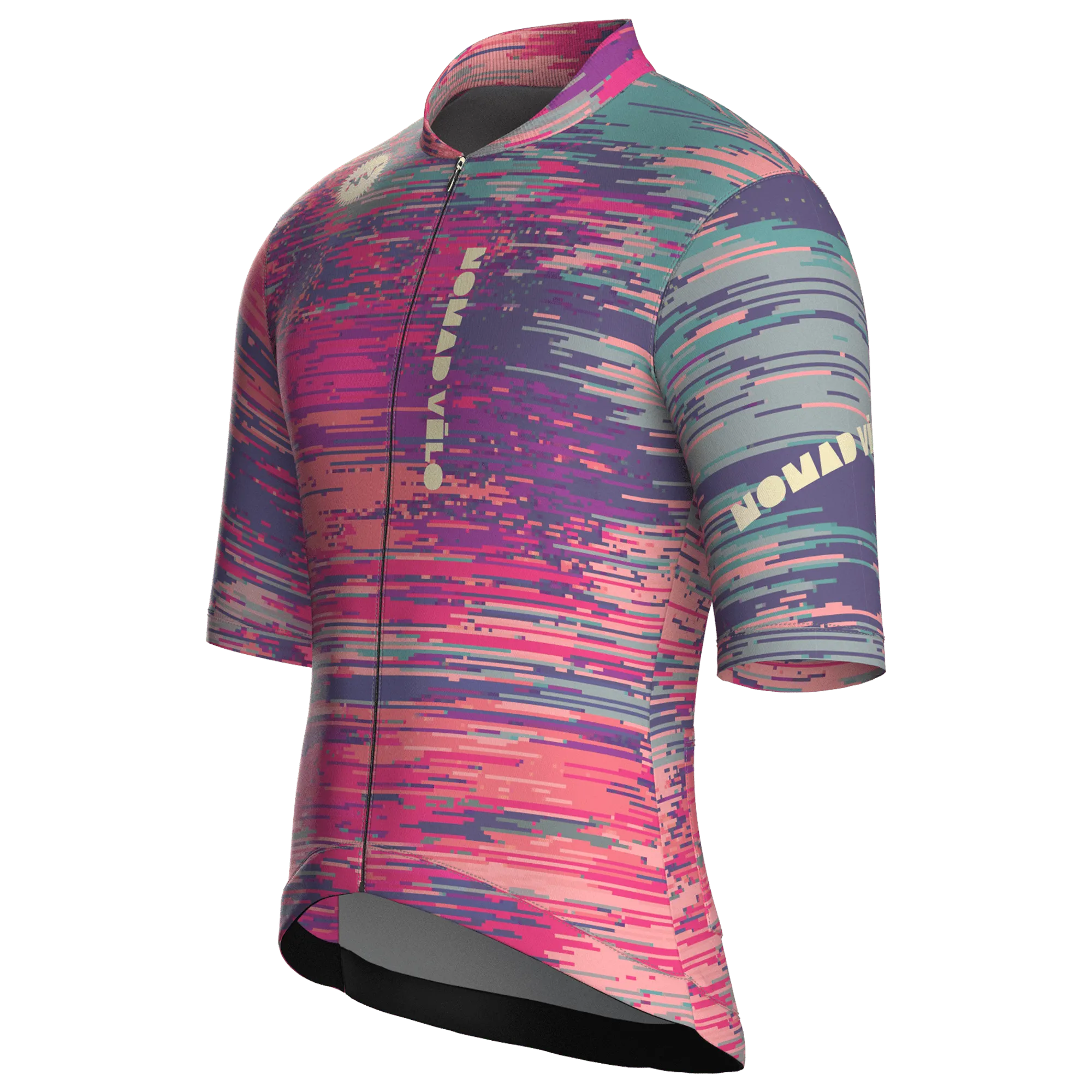 Glitch Pink Jersey – Cycling Short Sleeve Race Fit