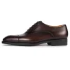 Handmade Formal Mens Captoe Leather Oxford Dress Shoes