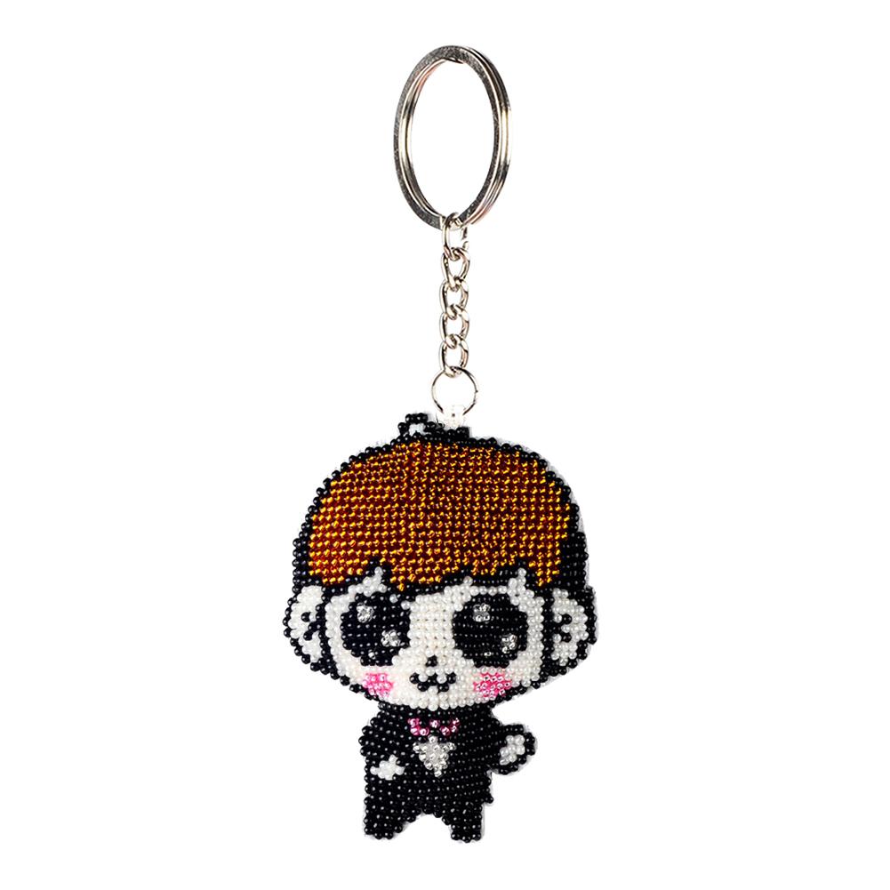 

Boy - Bead Embroidery - Keychain, 501 Original