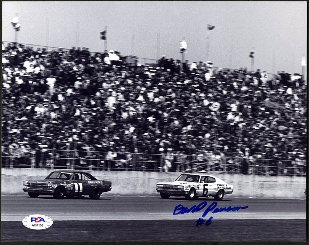 David Pearson SIGNED 8x10 Photo Poster painting #6 HOF 2011 NASCAR LEGEND PSA/DNA AUTOGRAPHED