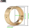 AMK 4Pcs TRX4M Updates Brass 1.3" Beadlock Wheels Bead Lock Ring for 1/18 RC Crawler