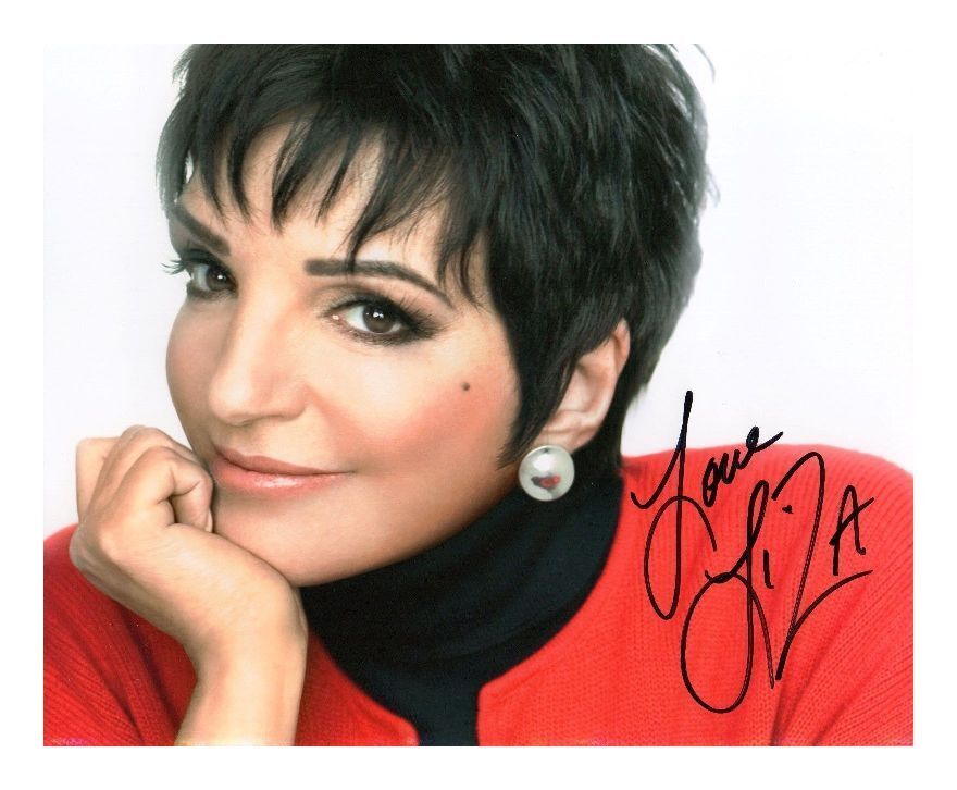 LIZA MINNELLI AUTOGRAPHED SIGNED A4 PP POSTER Photo Poster painting PRINT