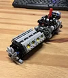 Technical 6-speed Gearbox V16 Engine MOC Building Blocks Brick Parts DIY Toys