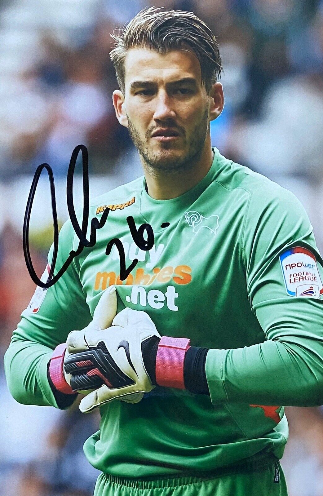 Adam Legzdins Genuine Hand Signed 6X4 Photo Poster painting - Derby County