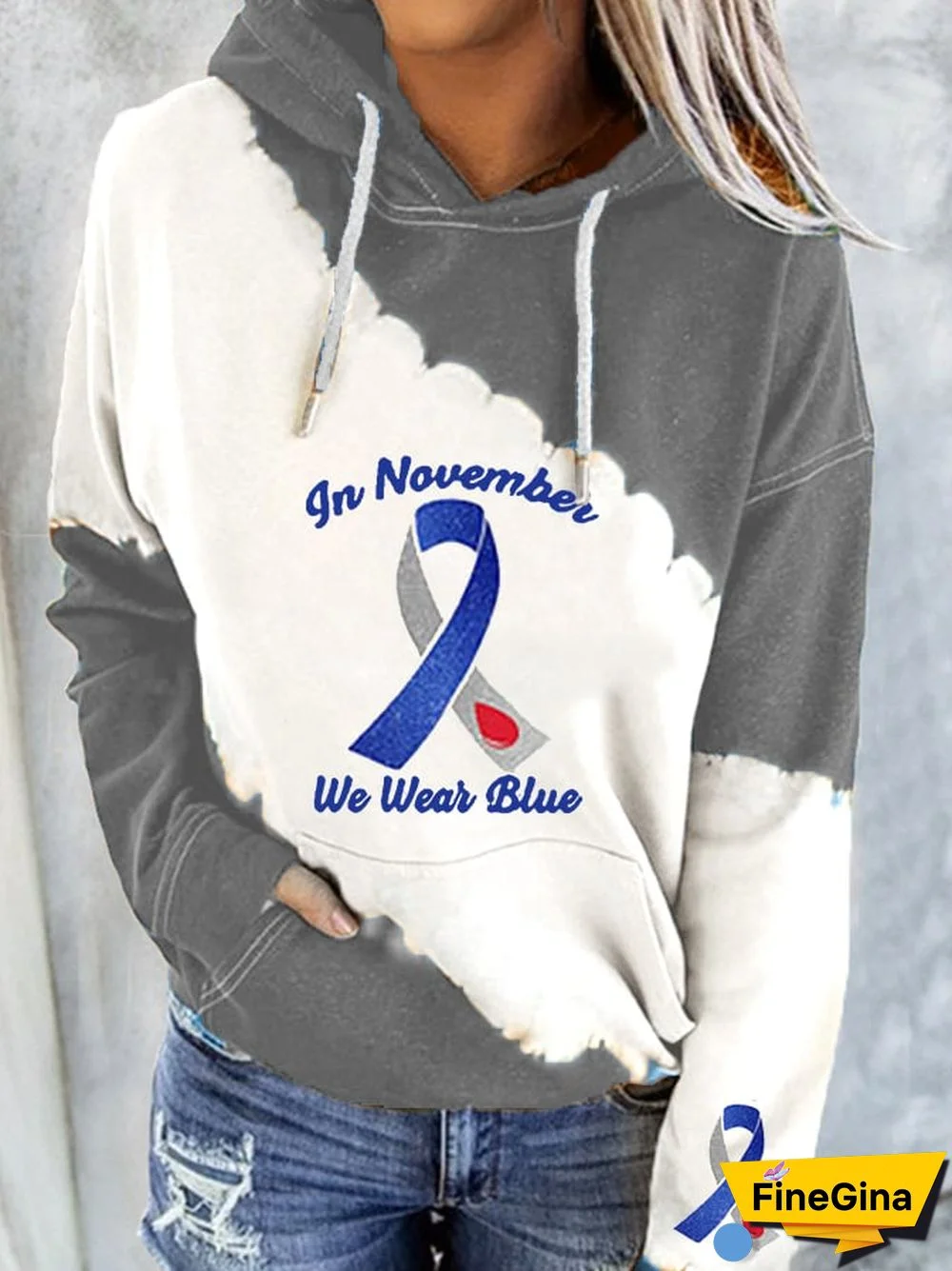 Women's Lahaina Sea Turtle Print Casual Hoodie