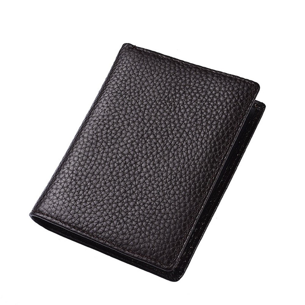 Men's Wallet Leather Solid Slim Wallets Men Pu Leather Bifold Short Credit Card Holders Business Purses Driving License Male