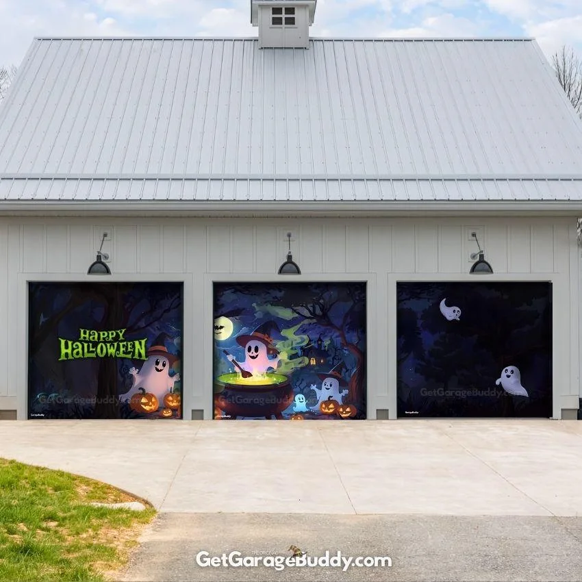 GarageBuddy Halloween Garage Door Covers