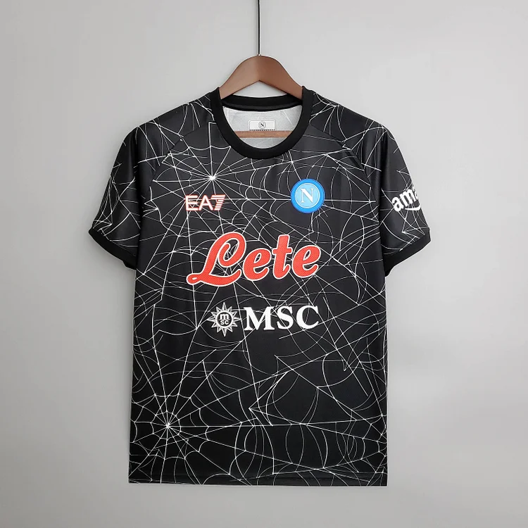 2021/2022 Napoli Halloween Special Edition Black Soccer Jersey 1:1 Thai Quality