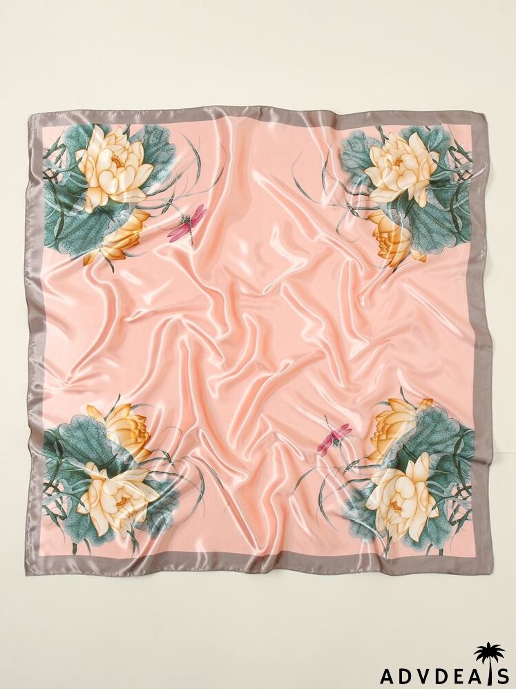 Flower Print Scarf