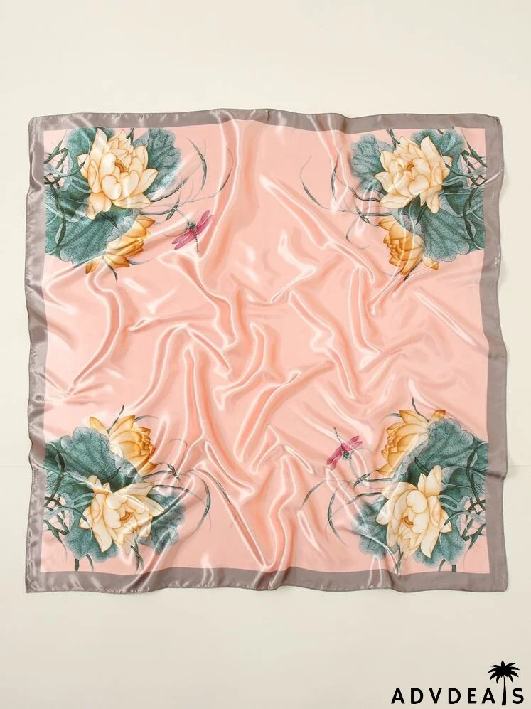Flower Print Scarf