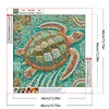 Diamond Painting -DIY Round Drill Mosaic Sea Turtle(40x40cm)