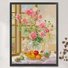 Morning Flower-14CT Stamped Cross Stitch Egyptian Cotton 60*77cm/23.62*30.31in(Big Size)