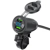 Car Charger Socket Dual USB Motorcycle Charger Fast Charge QC3.0 Multiprotection