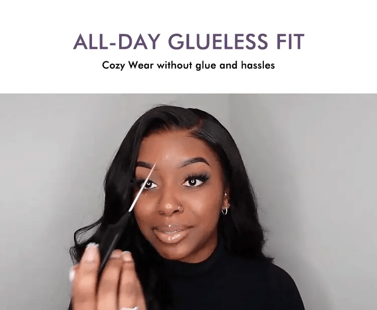 Luvme All-Day Comfort Wig Layered Yaki Straight Glueless 7x6 Closure HD Lace Human Hair Wig Pre-Cut Lace-17