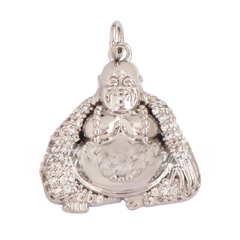 1 Piece Copper Buddha Pendant Jewelry Accessories