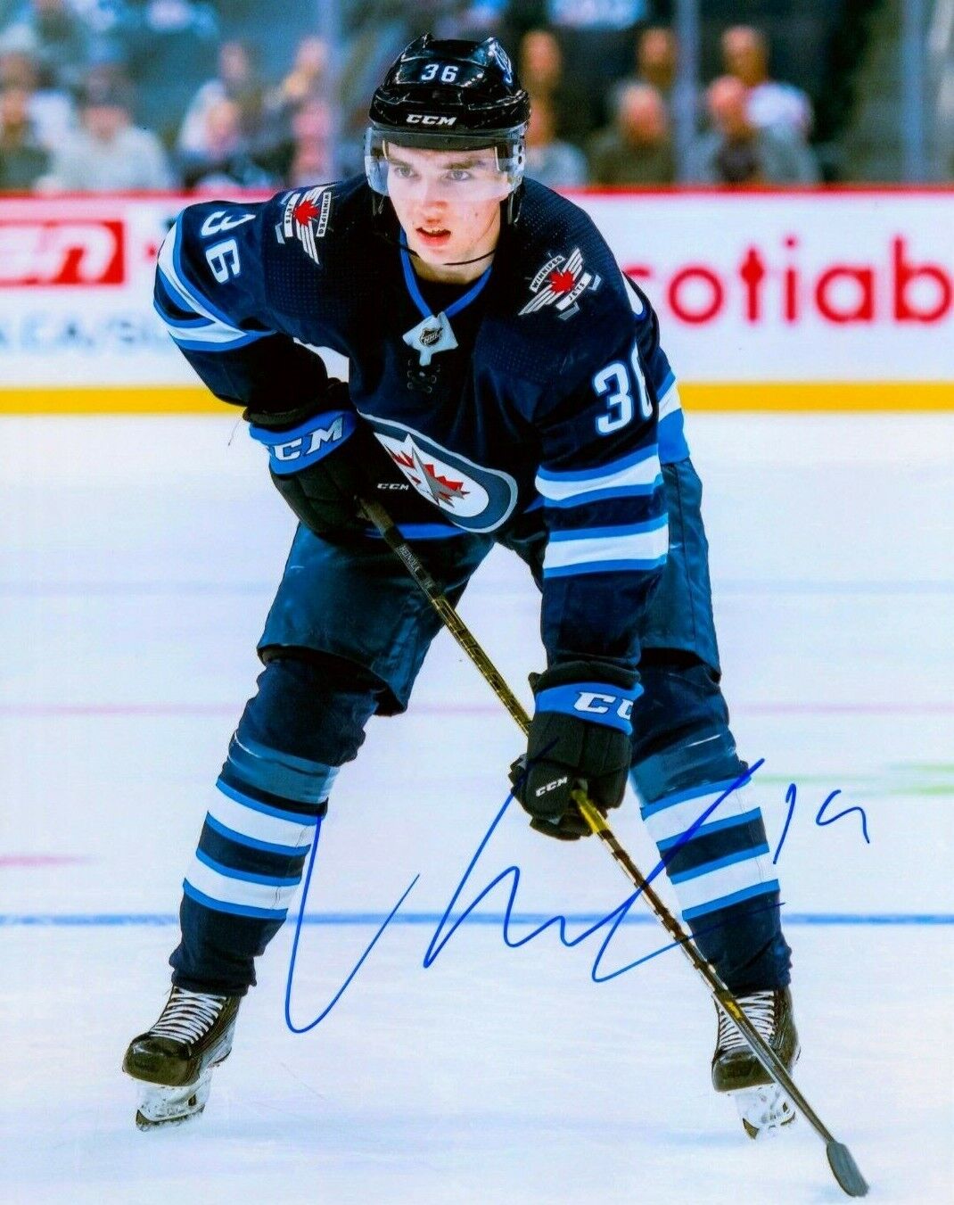 VILLE HEINOLA autographed SIGNED WINNIPEG JETS 8X10 Photo Poster painting