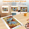 (US Only)3pcs Magnetic Diamond Painting Frames for 30x30cm/30x40cm Diamond Art Canvas
