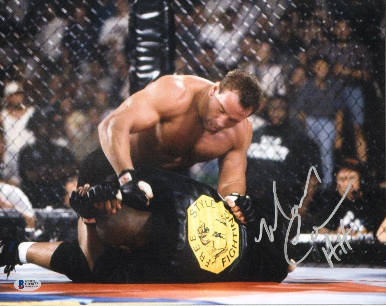 Mark Coleman Signed 11x14 Photo Poster painting BAS Beckett COA UFC 10 Picture Autograph 12 100